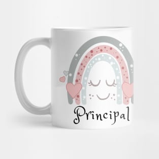 Cute Boho Principal Rainbow Mug